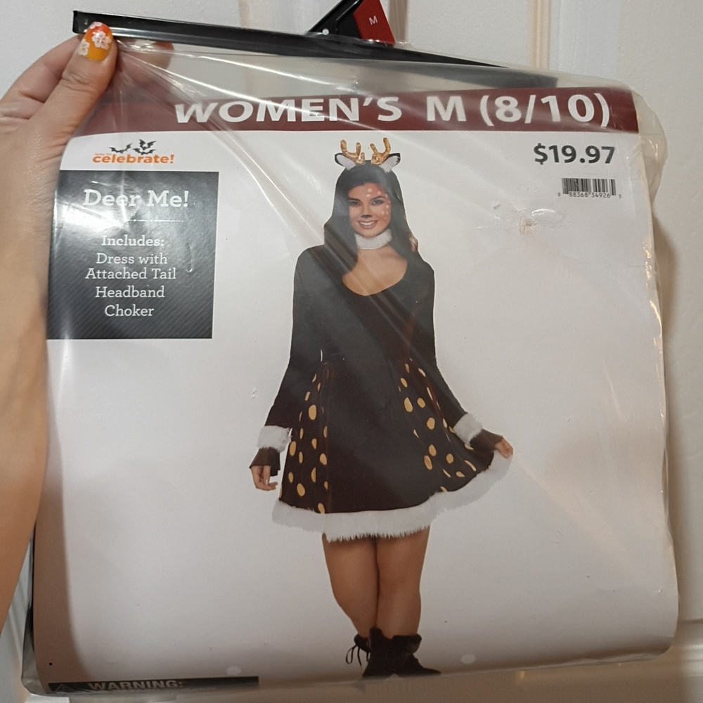 Deer Costume with Headband and Choker